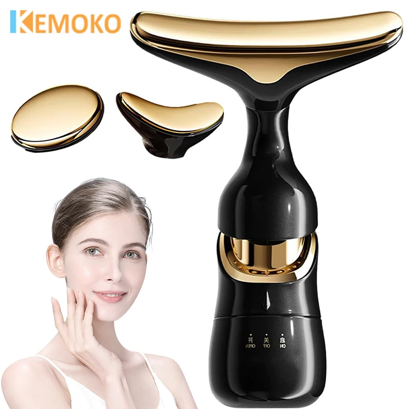 

3 In 1 Face Slimmer Beauty Instrument Skin Facial Neck Eye Lifting Massage Beauty Skin Care Tightening Wrinkle Anti Aging Gift