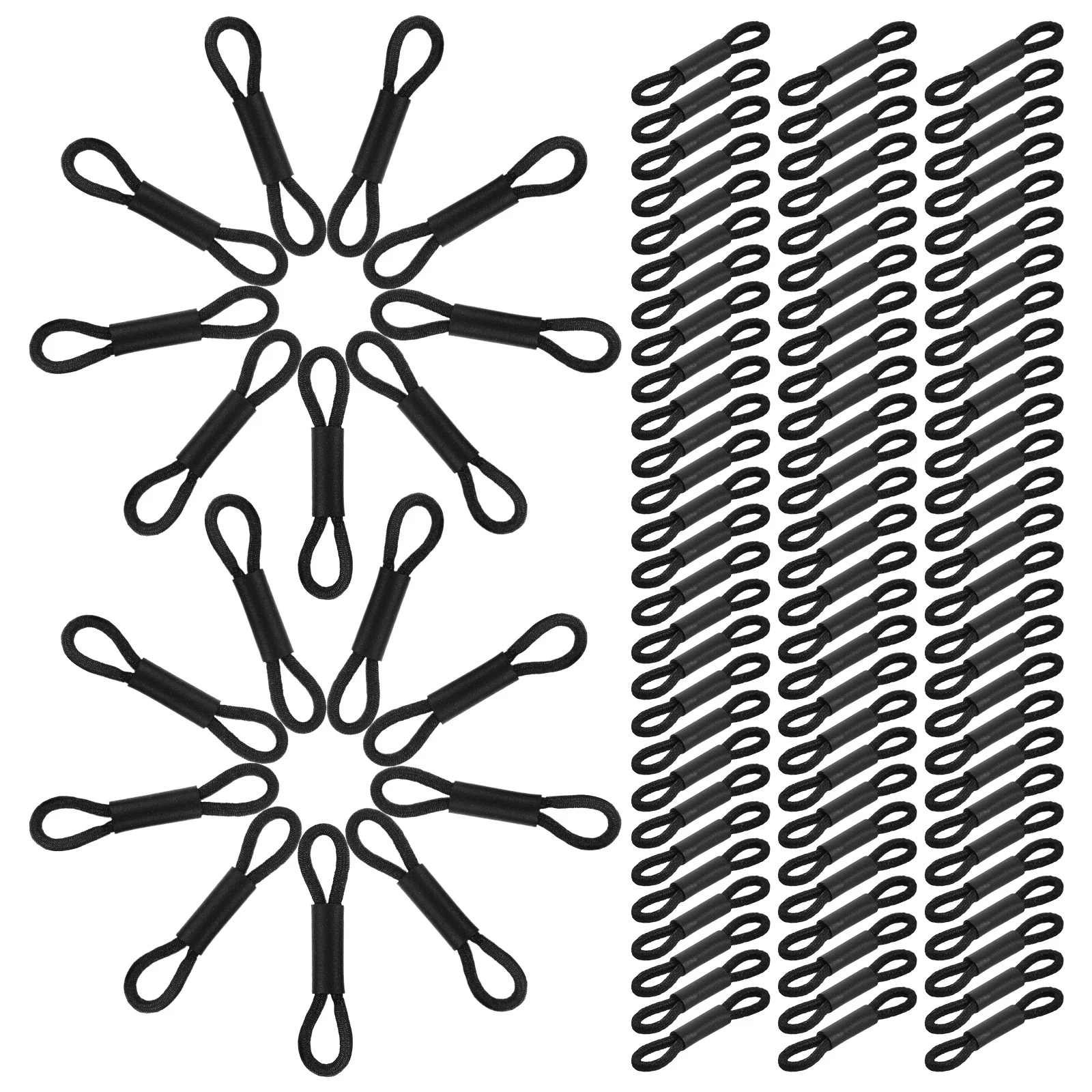 

100Pcs Poultry Leg Rings Identification and Support for Chicks Quail Ducks Pigeons Splay Leg Treatment Elastic Bands for Crafts