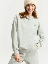 AMII-Sweats à capuche brodés minimalistes pour femmes, sweat-shirt décontracté, pantalon femme, chaud, printemps, 2024, 12324035