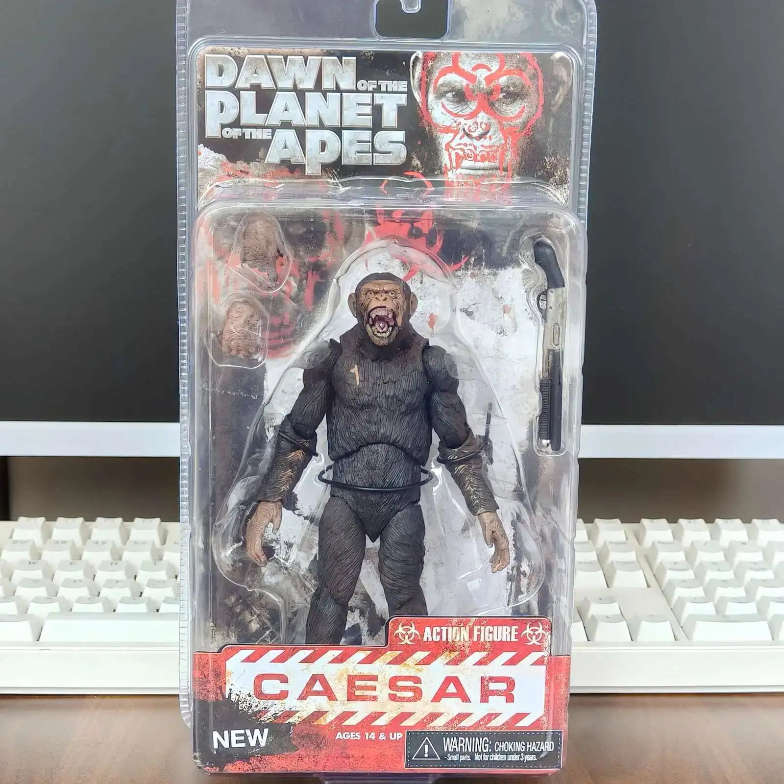 جديد سيزر كوبا لوكا قرود الشكل البلاستيكية جمع شخصيات الفيلم المقتنيات نماذج اللعب. #4