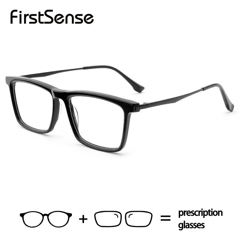 Retro Acetate Frame Anti Blue Light Reading Presbyopia Glasses for Men Prescription Business Eyewear with Multiple Strengths