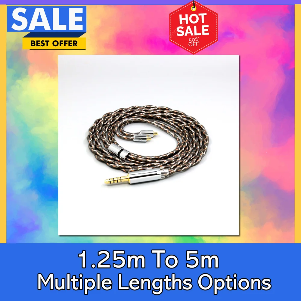 

TypeX 25AWG Litz Shielding 7n OCC Earphone Cable For 1695Ti Acoustune HS1655CU LN008912