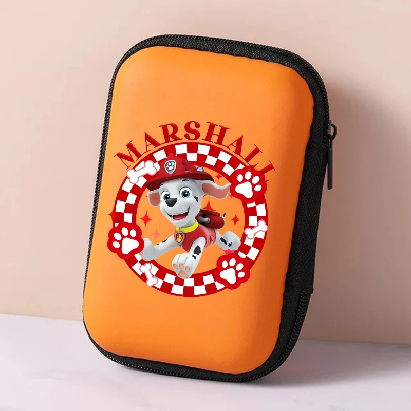 PAW Patrols Boy Girl Data Cable Storage Bag Anime Cartoon Card Storage Box Deck Boxes Card Organizer Travel Portable Card Case view 4