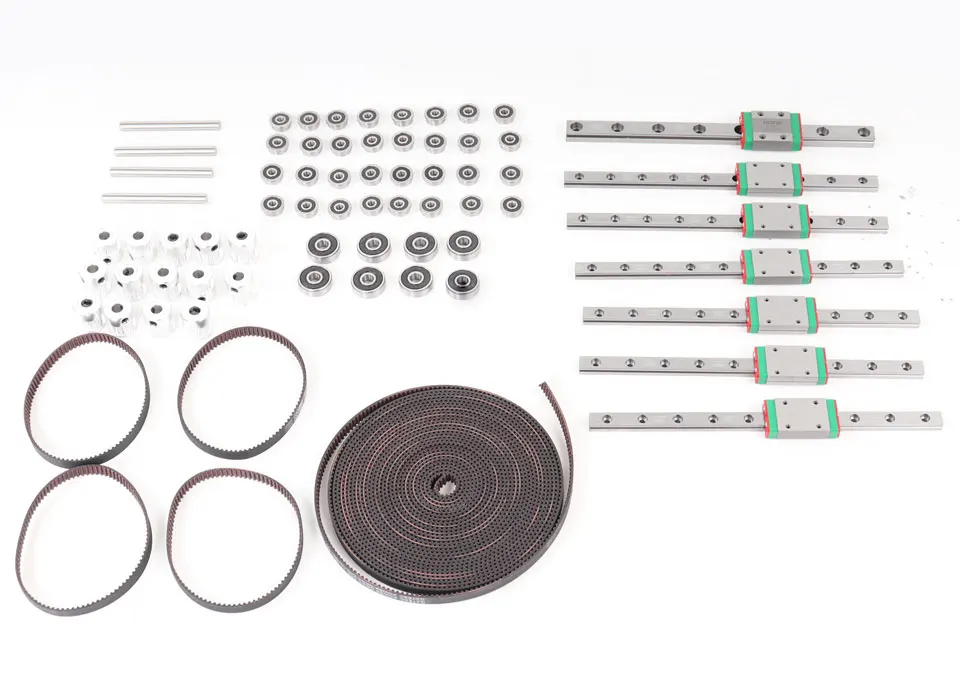 Motion + Drive Gates Synchronous Belt Synchronous Wheel Aluminum Column Bearing Silver Guide