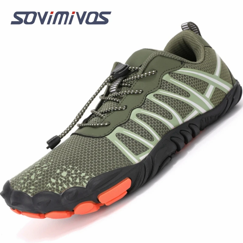 

Barefoot Shoes Men Wide Toe Box Zero Drop Sandals for Workout Cross-Trainer Walking Hiking Water Weightlifting Grounding Shoes