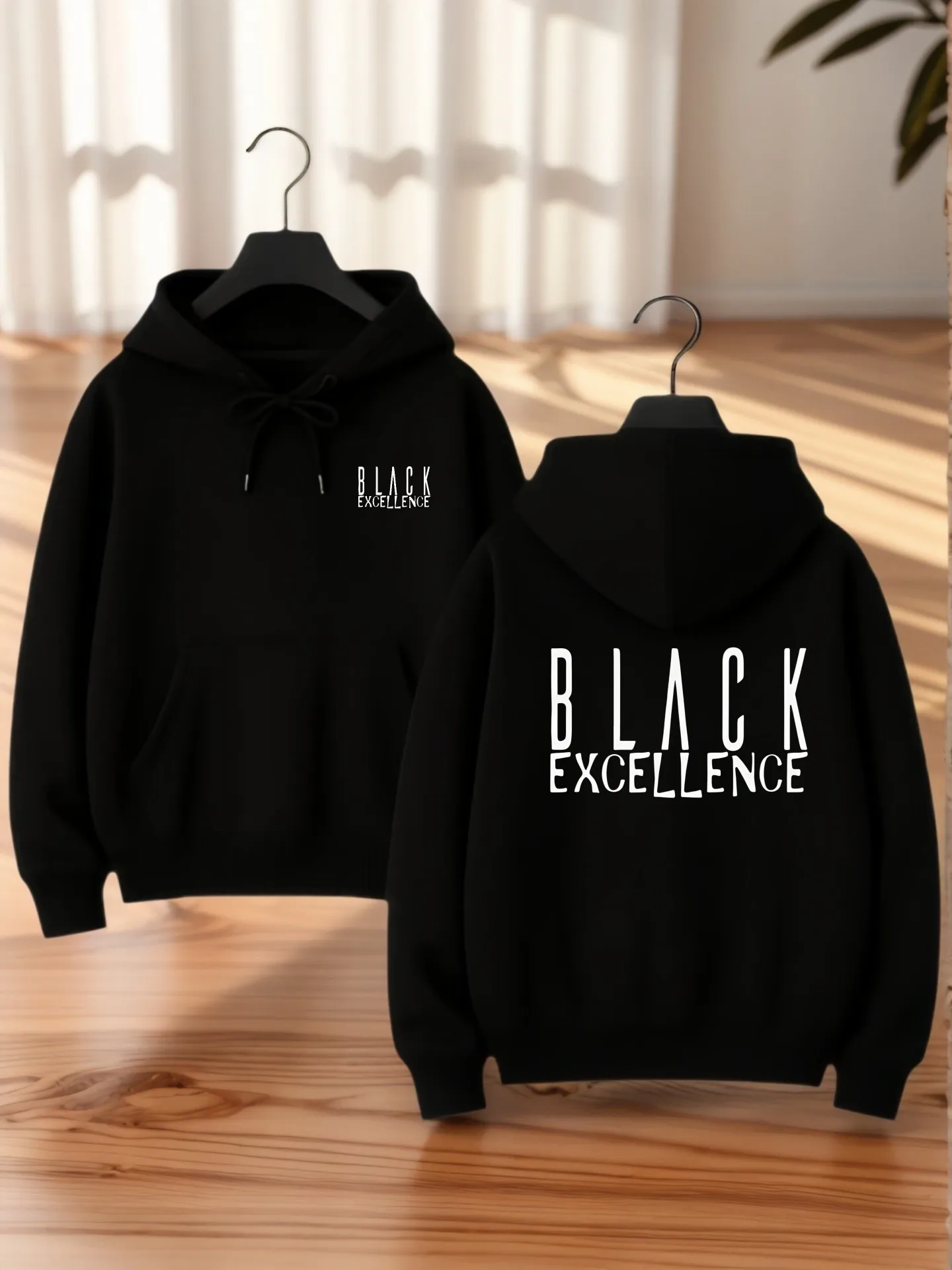 

Graphic Hoodie Women, Christmas - Tree Print, Casual Aesthetic Design, Fleece - Lined, Casual Everyday Wear, For Young Men