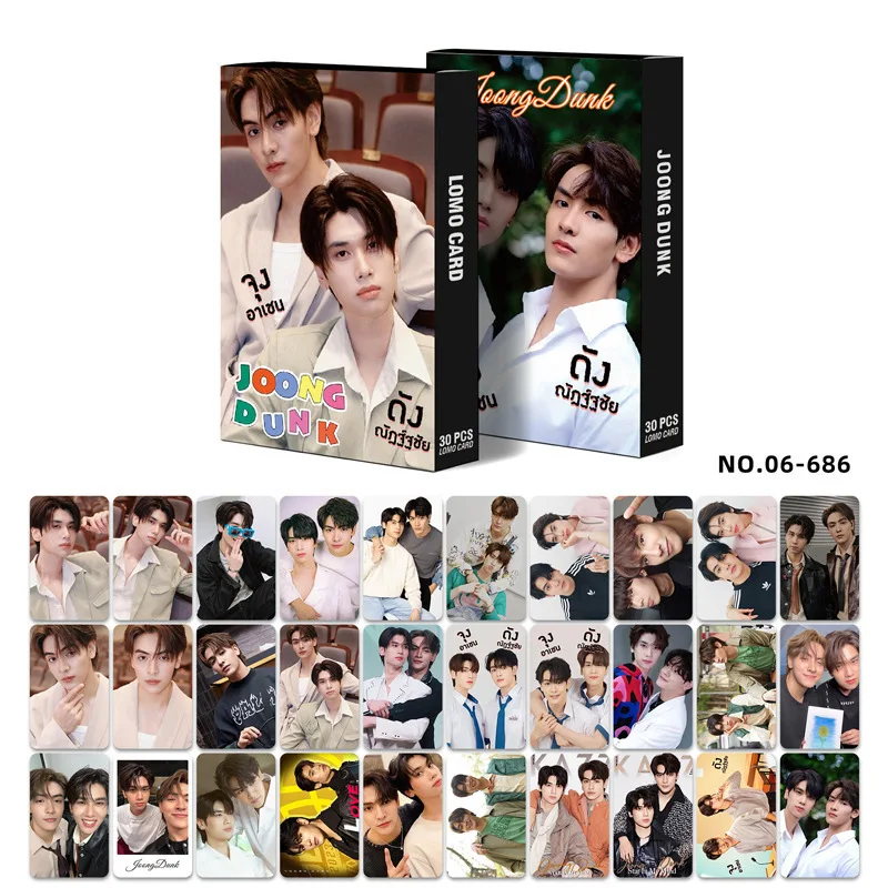 30 Thai Star Peripheral Small Cards FIRST KHAOTUNG Meenping Jong Single-Sided LOMO Card