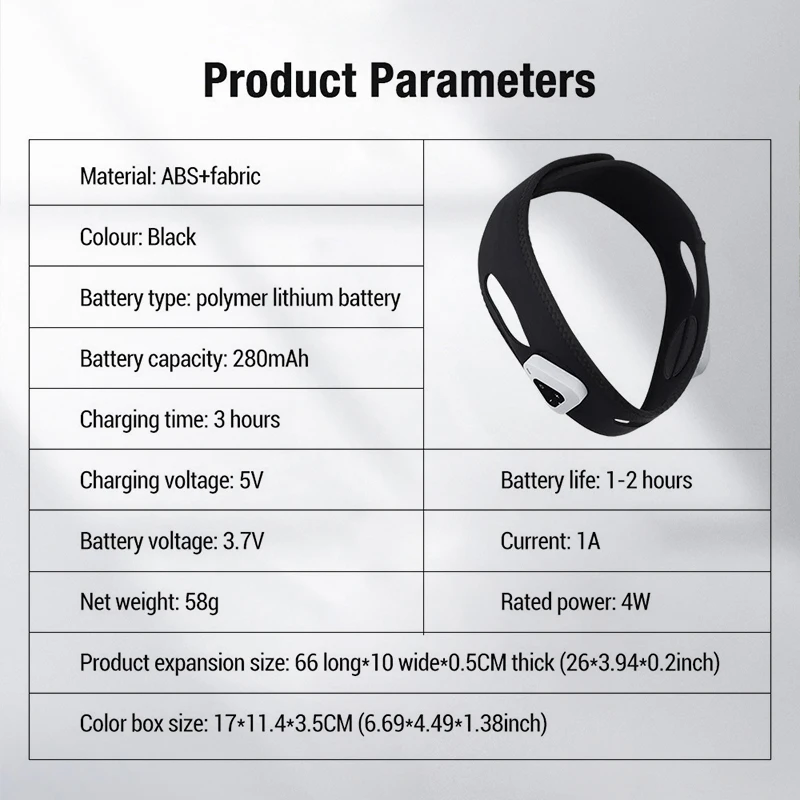 EMSフェイスリフティングマスク 二重あご解消 電動チークリフトアップベルト 顔の形を整える フェイススリミング EMSマッサージ美容機器