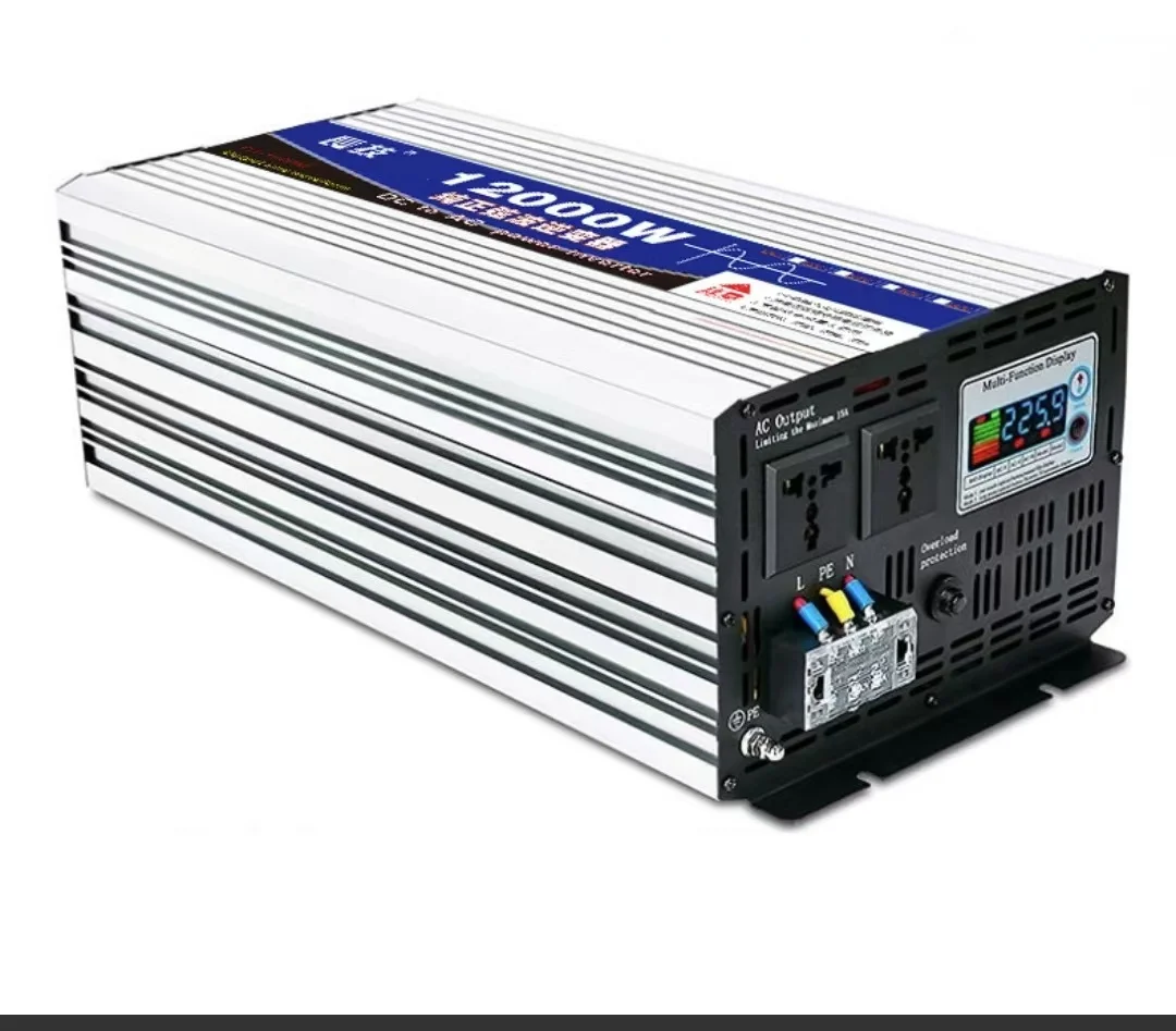 Hybrid 5000W Solar Inverter Converter Pure Sine Wave 12V 24V 220V 110v 600W 1000W 1500W Onduleur Air Conditioner 1A UPS Car E4g