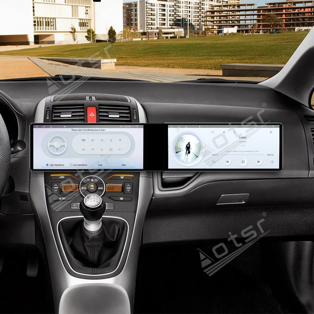 

Двухэкранный 12,3-дюймовый Android 13 мультимедийный центр для Toyota Auris 2006-2011 с CarPlay, GPS-навигацией и стереоприемником, автомобильные аксессуары