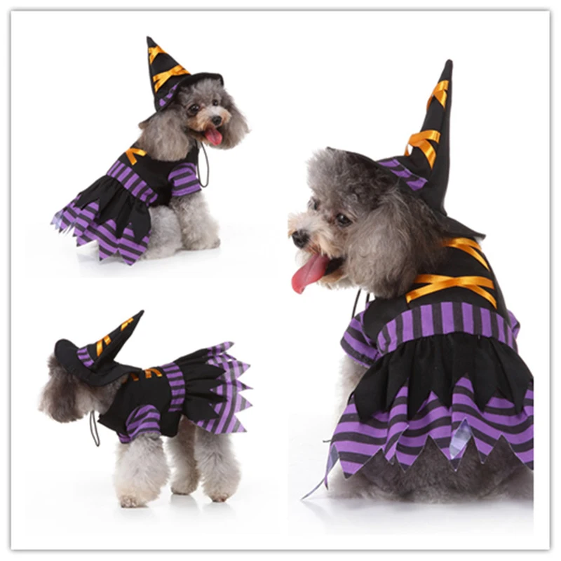 Halloween XMAS Pet Cat Clothes For Dog Costume Dress Up Outfit PET Cosplay Cat Costume Christmas Party Dog Coat Cloth Suit