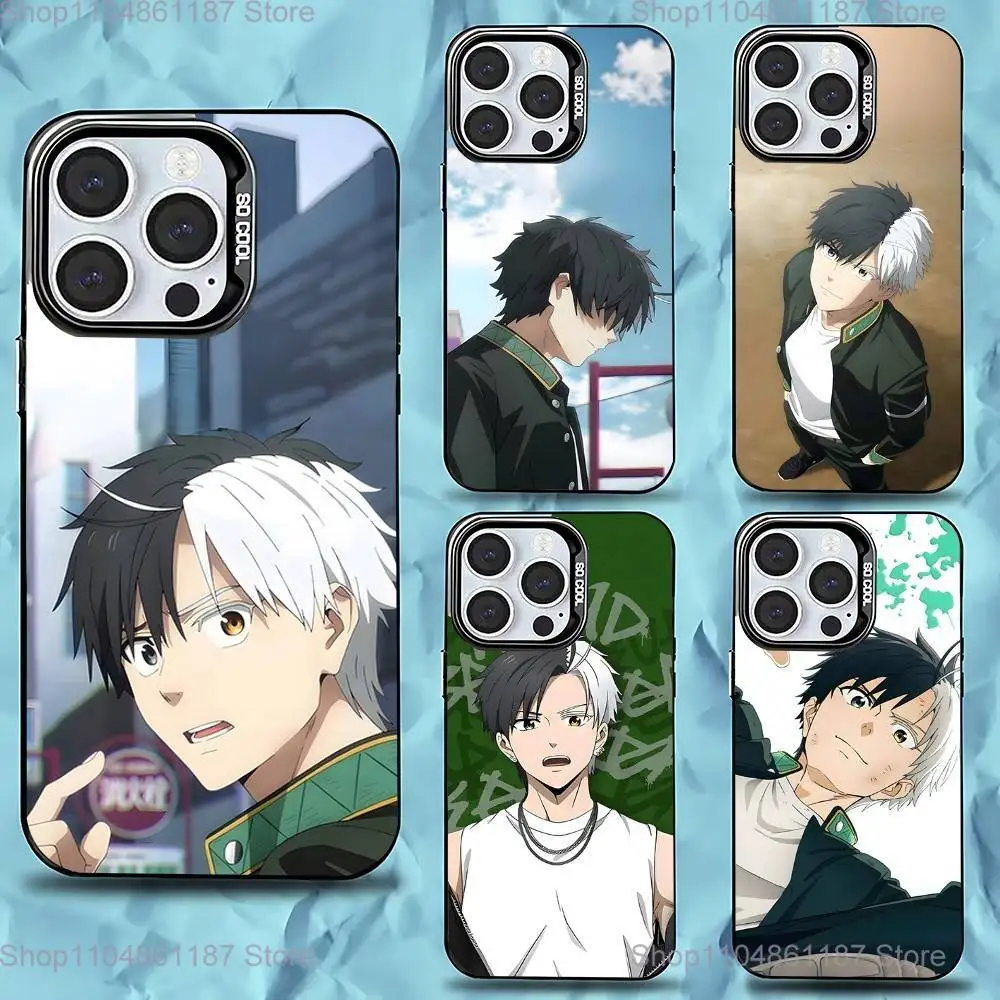 

Anime Wind B-BreakerS S-Sakura Phone Case For iPhone 17,16,15,14,13,12,Pro,Max,Plus,Mini,XS,SE Anti Fall Black Matte Hard Bumper