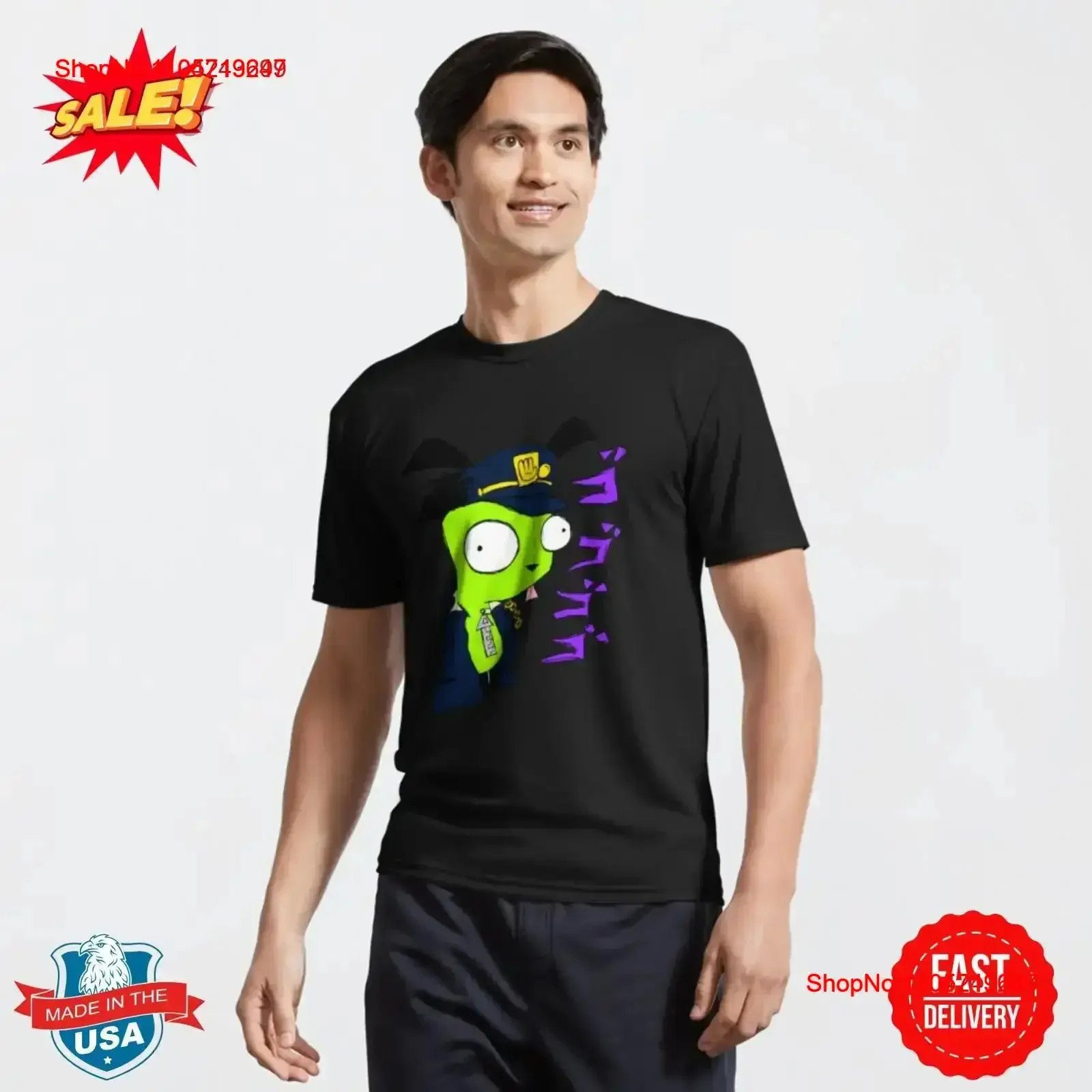 Jotaro Gir Essential T Shirt S 5XL vintage Washed Breathable Comfortable graphic Casual homme Stretched Soft designer clothes