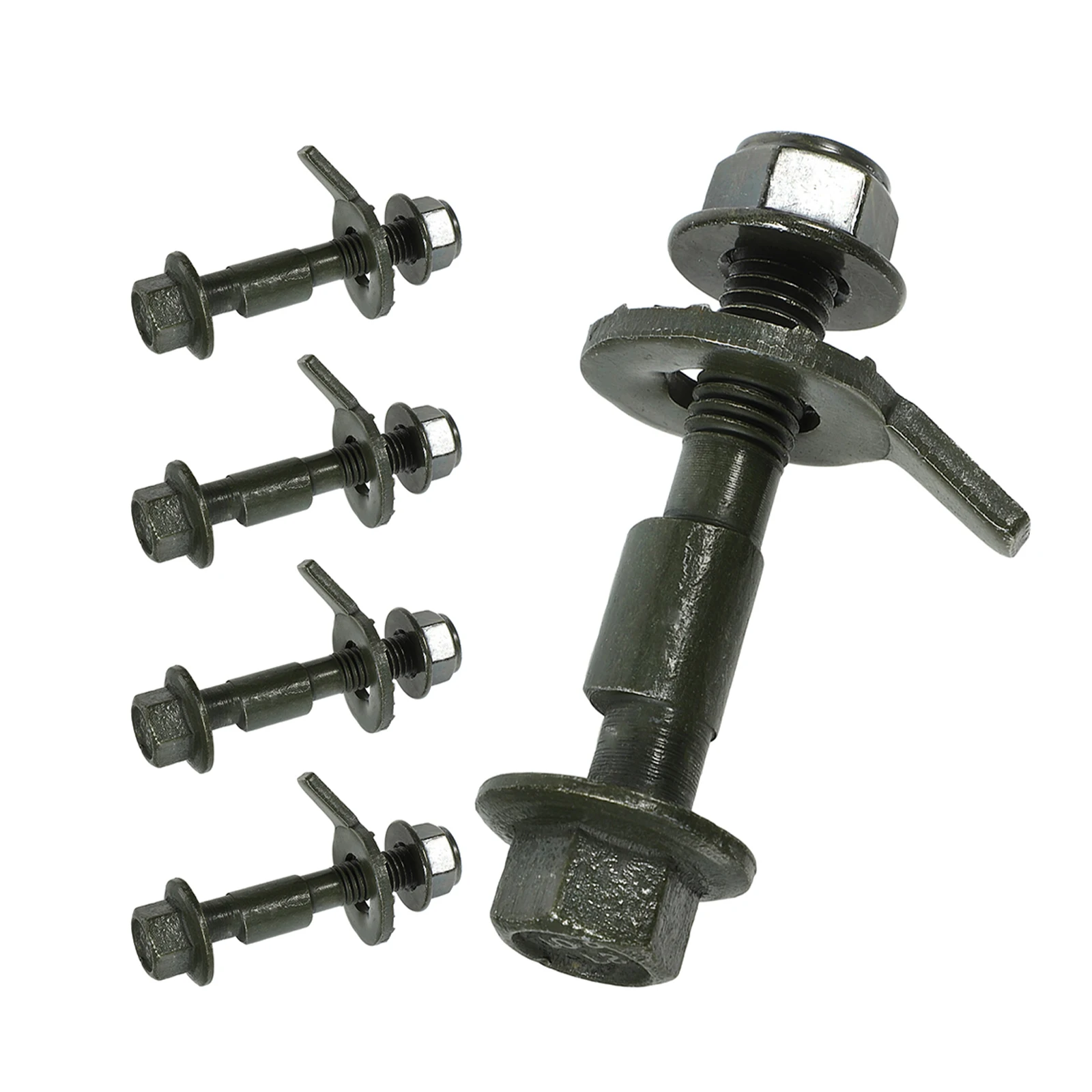 

6pcs Four Wheel Alignment Bolts 109Grade Adjustable Eccentric Screws 12mm Steel Vehicle Cam Kit Rear Positioning