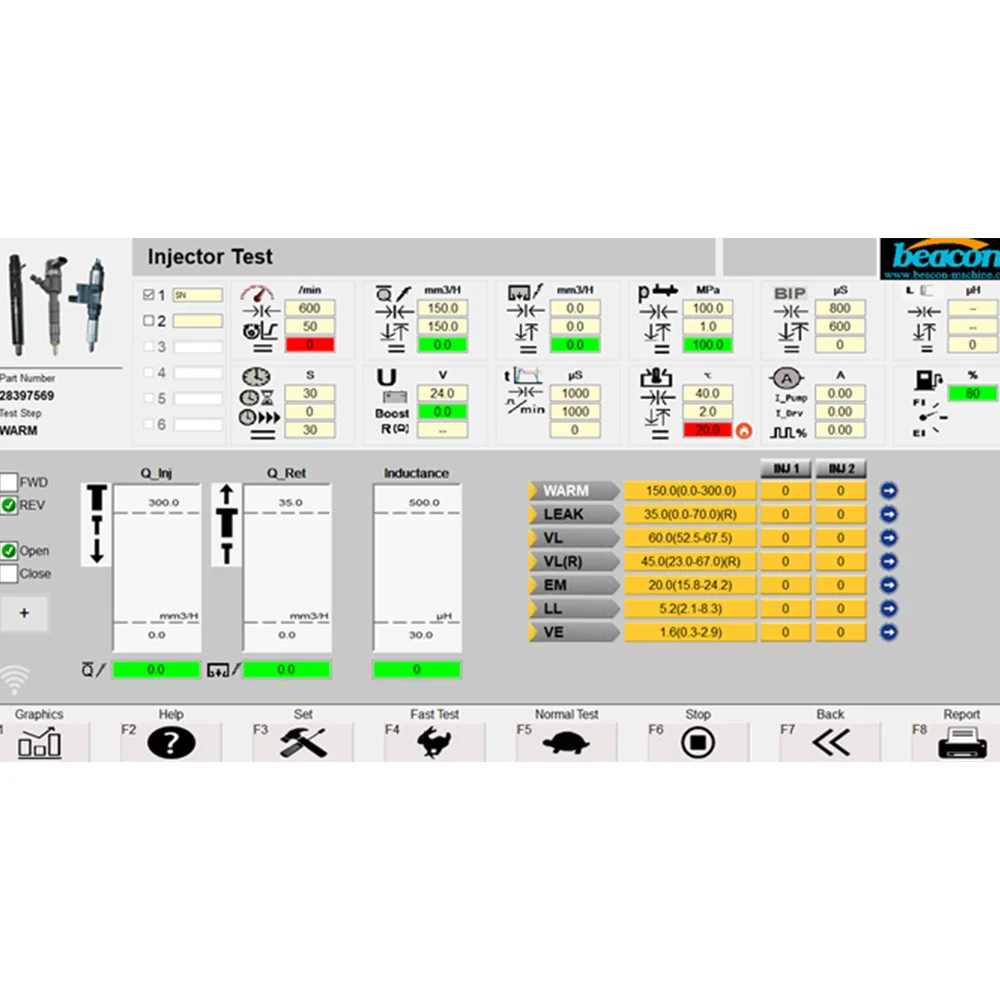 Diesel Test Bench Remote System Upgrade Common Rail Injector And Pump EUI EUP HEUI Testing Software For Diesel Test Bench CRS960