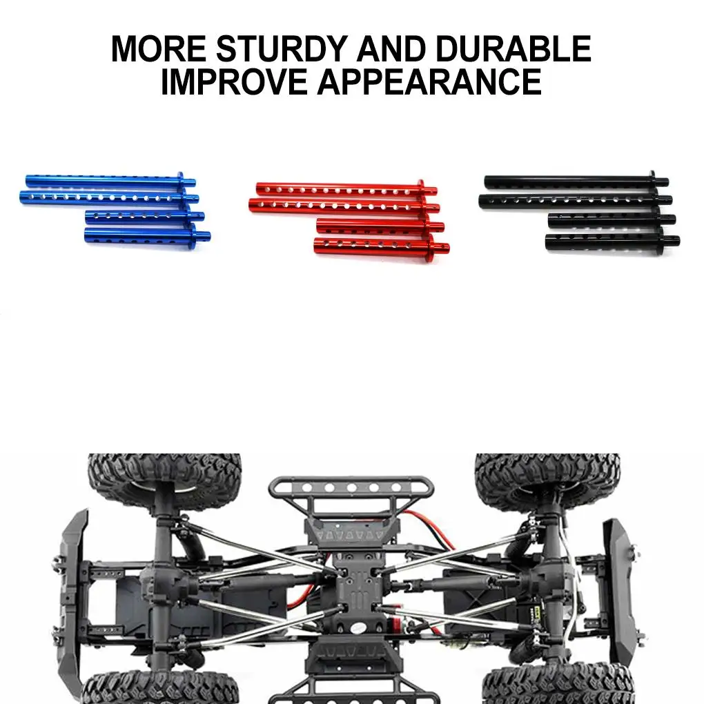 RCGOFOLLOW montaje de carcasa RC pieza de coche poste de carcasa sigilosa para 1/10 RGT 86100 86100JC FTX5579 oruga RC pieza de actualización rojo