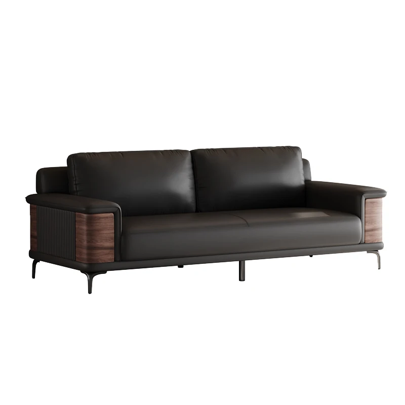 

Hochwertiges Modernes Komfortables Bürodesign Sektionalsofa Individuelles Modulares Ledermöbel-Office-Set