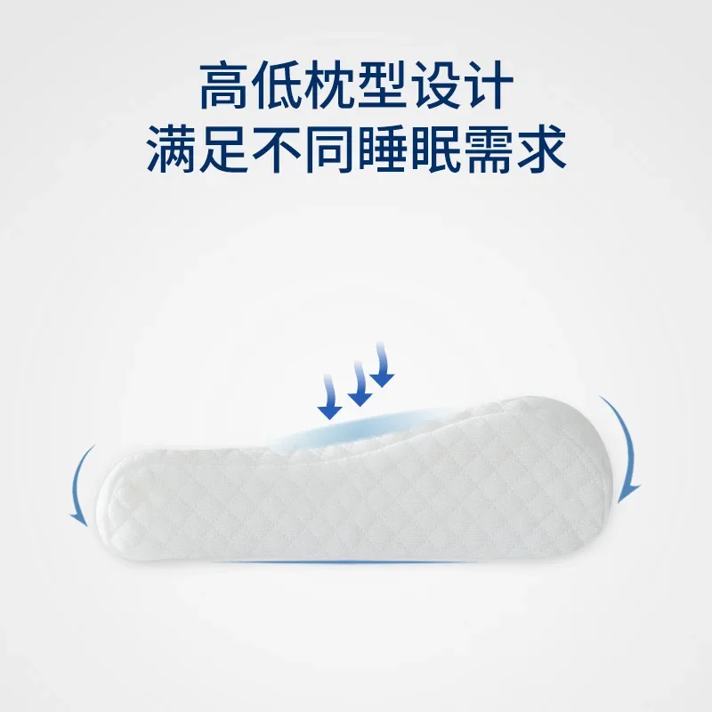 Memory Cotton Slow Rebound 0 Pressure Pillow Adult Cervical Spine Protection Bedroom Dormitory Long Pillow