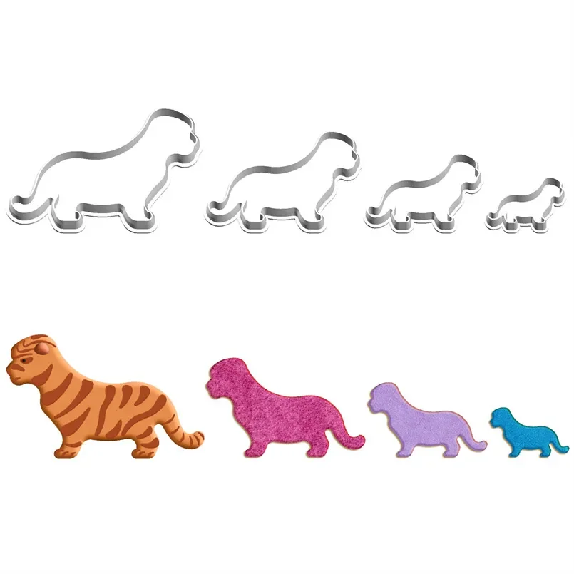 

Cartoon Animals Twelve Chinese Zodiac Signs Tiger,Plastic Mold,Cake Fondant Decorate Tool,Cookie Sushi Fruits Cutter