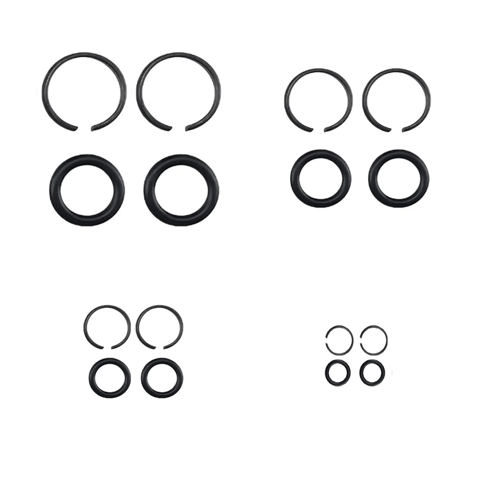 2sets Retainer Rings With O-Ring 3/8\\\" 1/2\\\" 3/4\\\" 1\\\" Replacement For Electric/pneumatic Wrenches With 1/2 Square Drive