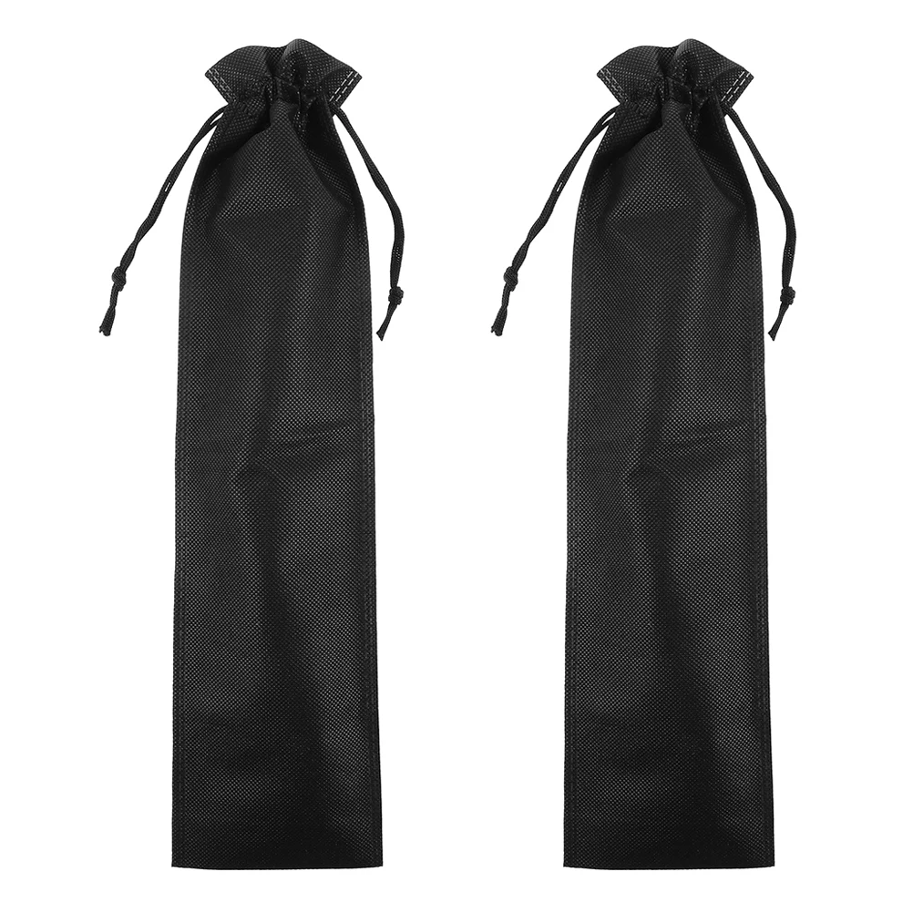 

2pcs Car Tire Cleaning Hook Storage Bag Non-Woven Fabric Drawstring Closure Pouch Portable Tire Stone Organizer Sack For Bike