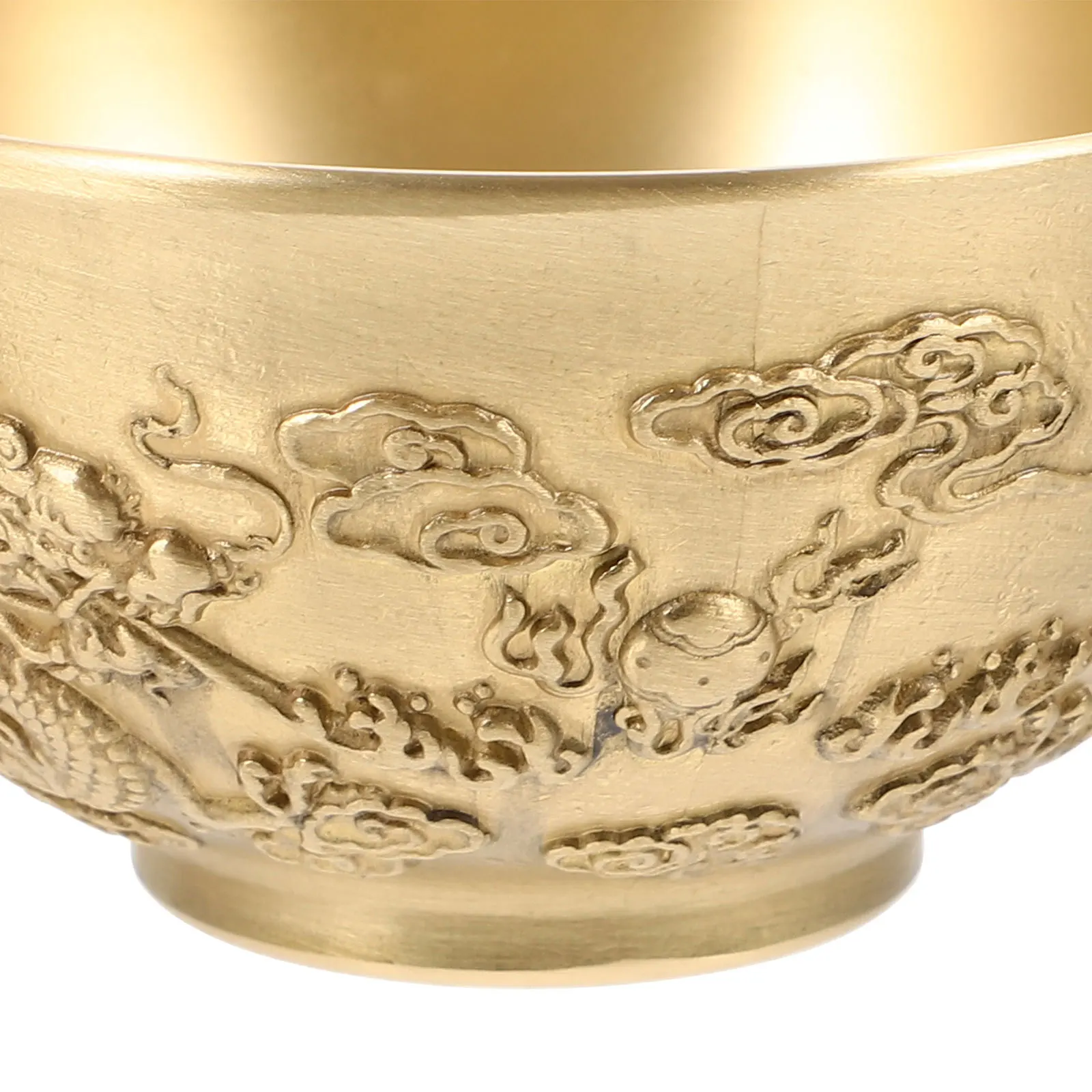 

Copper Treasure Basin Vintage Money Storage Bowl Desktop Decoration Home Office Fortune Adornment Copper Treasure Bowl