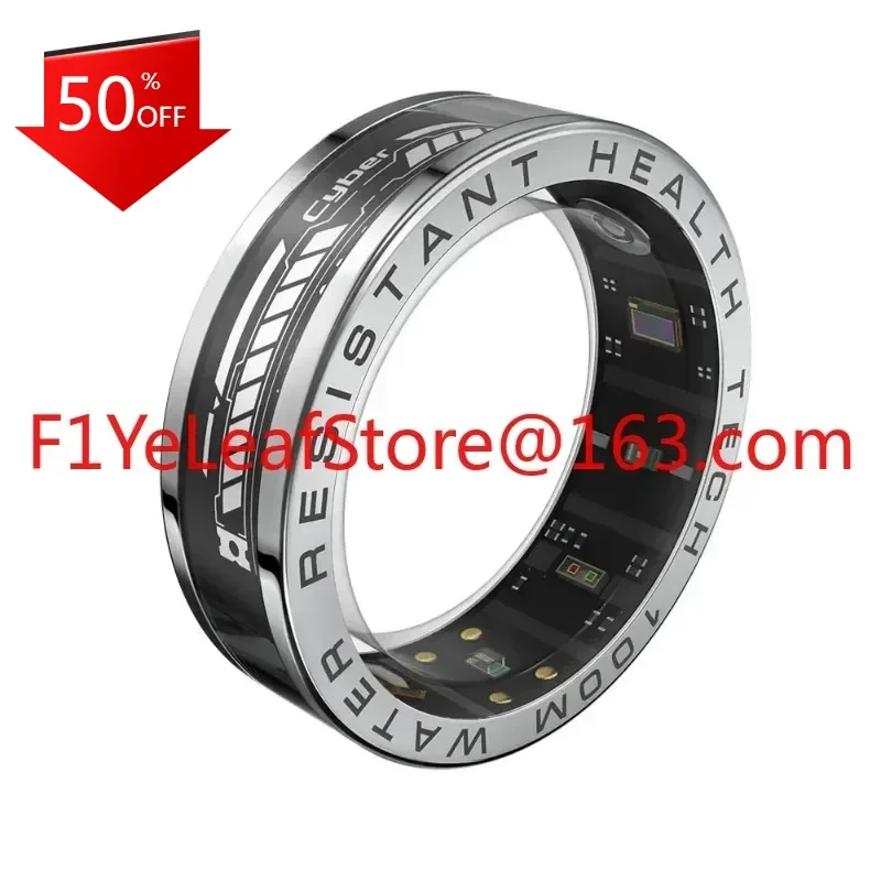 Rastreador de actividad para hombres/mujeres para la salud con frecuencia cardíaca, oxígeno en sangre, temperatura, podómetro, sueño, aplicación Comp Smart Ring,