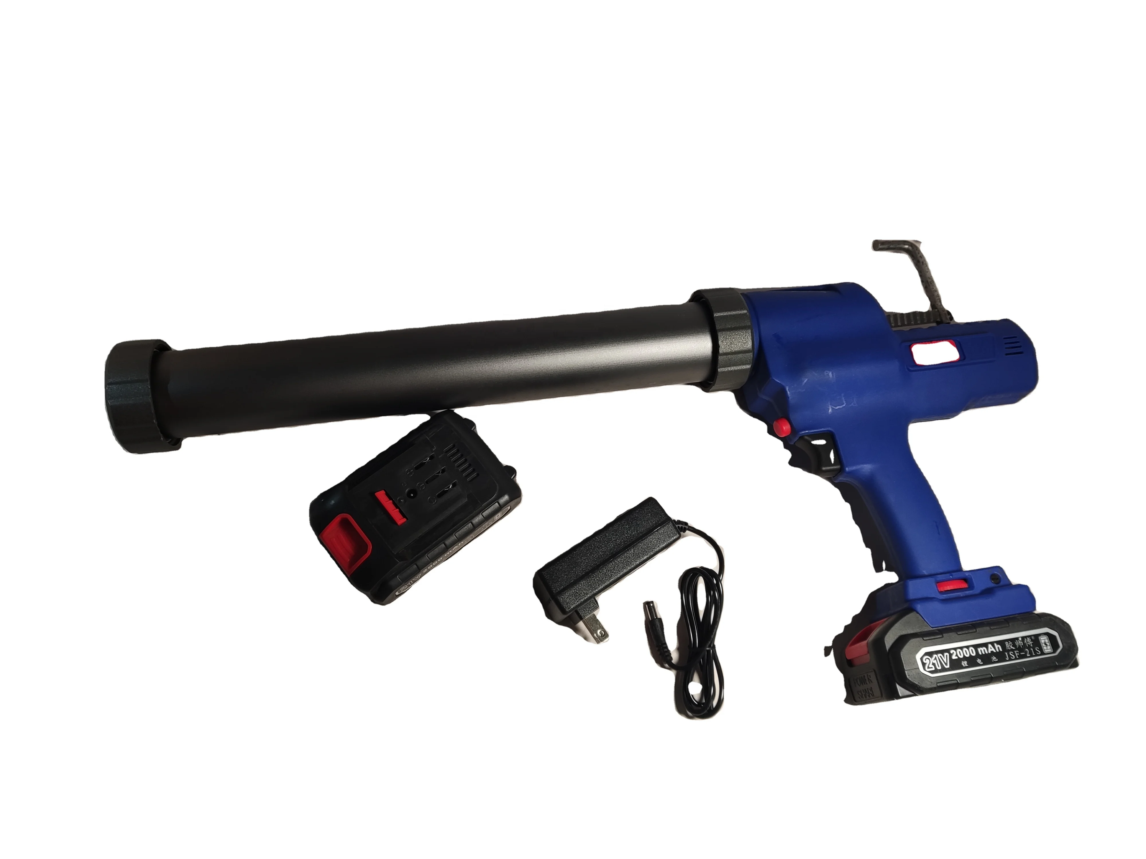 Profesjonalny, wysokiej jakości akumulatorowy pistolet do silikonu, klasy przemysłowej, doskonała wydajność, do prac budowlanych.