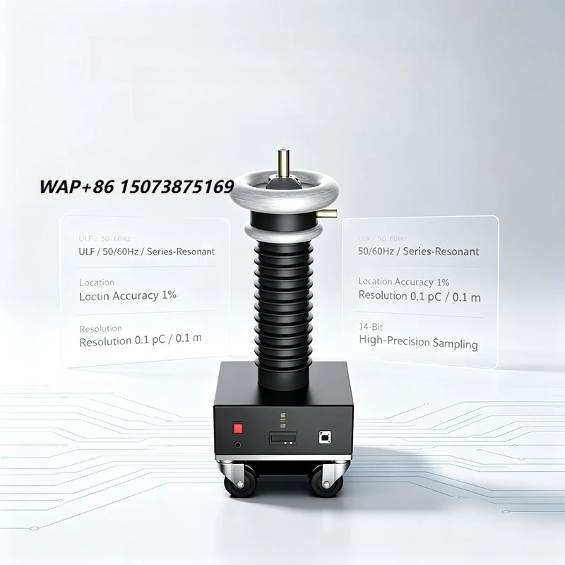 Ultra Low Frequency Partial Discharge Detector Resolution AI Signal Processing Automatic Report Generation PD Testing Instrument