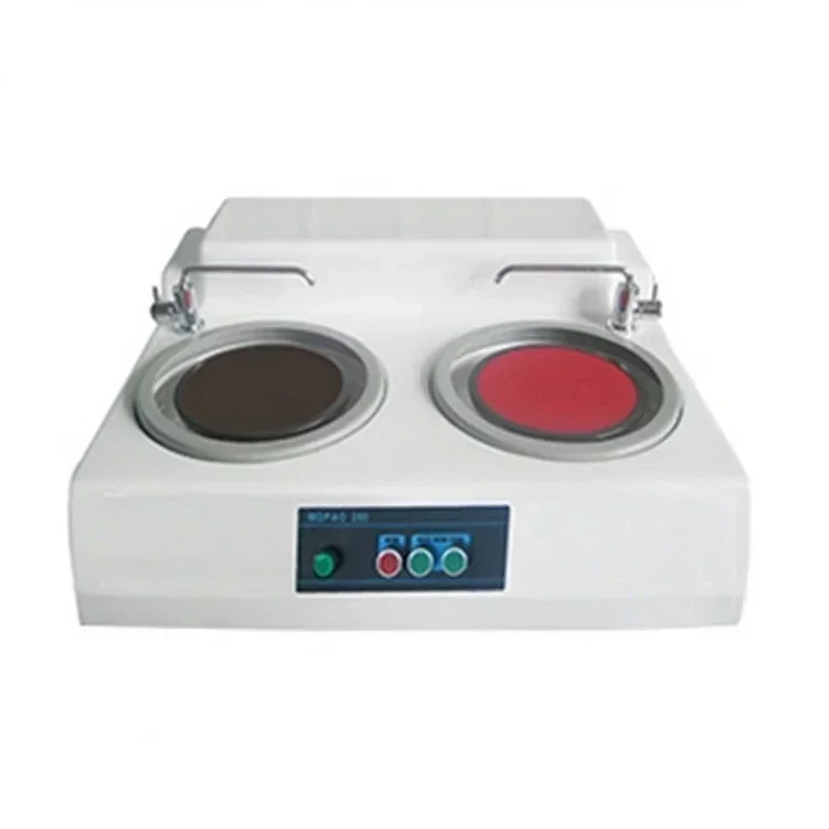 MP-260 Metallographic Sample Optical  Sample Polishing Machine Desktop Double Disc Metallographic Premilling Machine in Stock