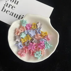 20 Pcs/Lot Small Colorful Star Hair Claws Mini Barrettes Hairpin Claw Clip For Women Girls Accessories