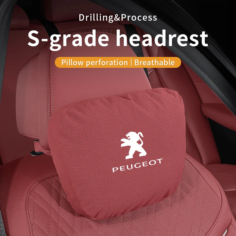 Car Seat Headrest Backrest Peugeot GT 106 107 108 206 207 208 301 307 308 406 407 408 508 601 607 2008 3008 4008 5008 RCZ Rifter
