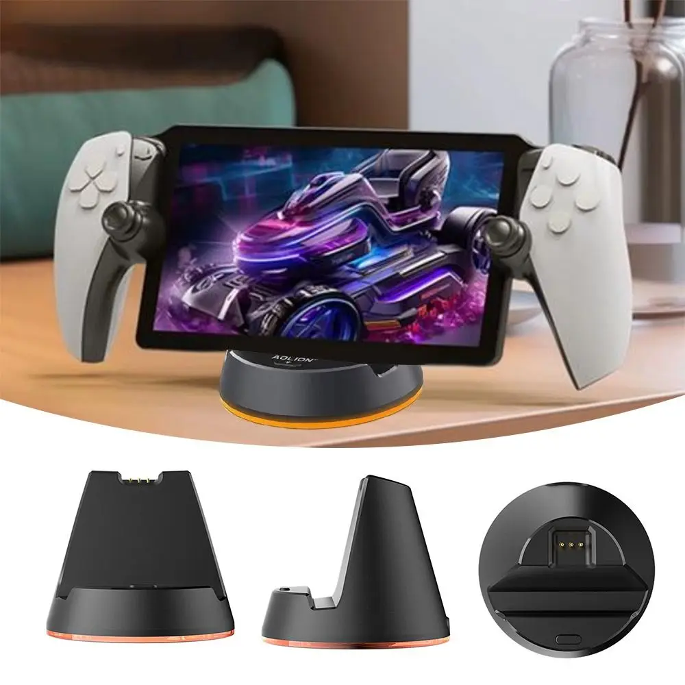 

Replacement Type-C Charging Stand Fast Charging LED Indicator Charging Dock Console Charger for Playstation Portal/PS5 Portal