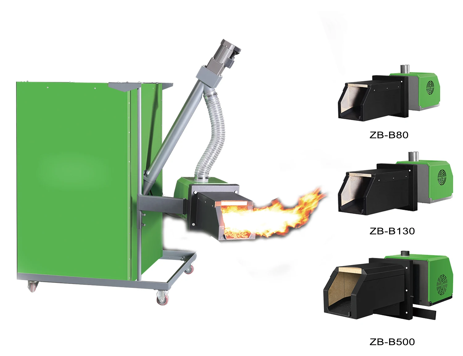 High Efficiency Wood Pellet Burner For Boikers Using