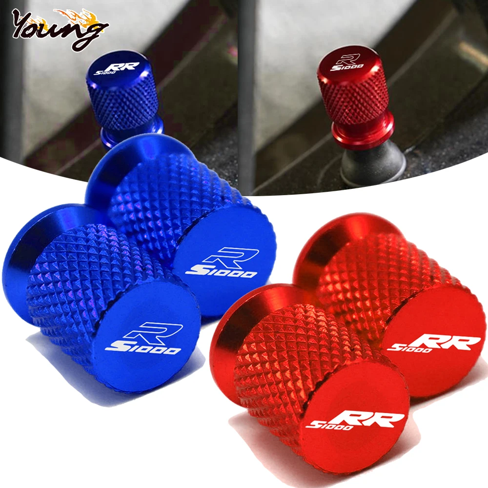 Motorcycle CNC Wheel Tire Valve Caps For BMW S1000XR S1000RR S1000 RR S1000R HP4 S1000 XR S1000 R All years