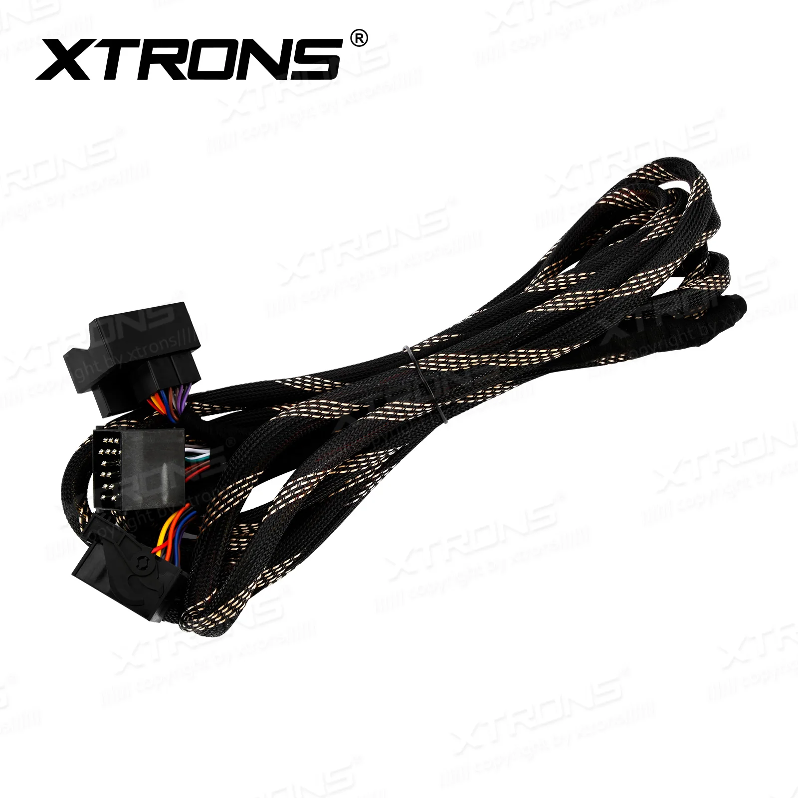 XTRONS Extra Long 6 Meters ISO Wiring Harness for BMW Suitable for Head Unit with Quadlock Connection EXL005/ EXL007