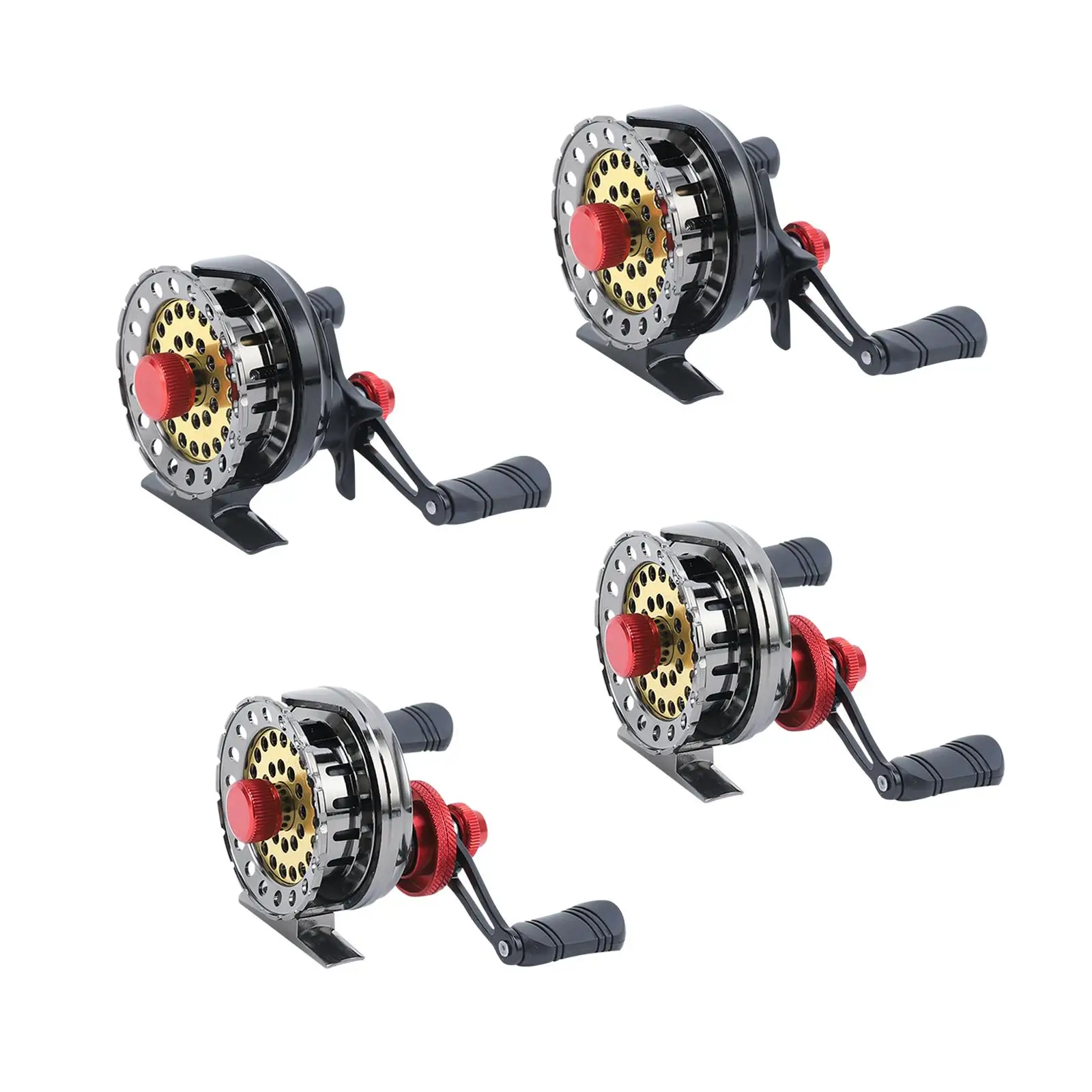 Fishing Reel Ultralight Shock Absorbent Portable Baitcaster Reel Baitcasting Reel Ice Fishing Supplies for Freshwater Saltwater