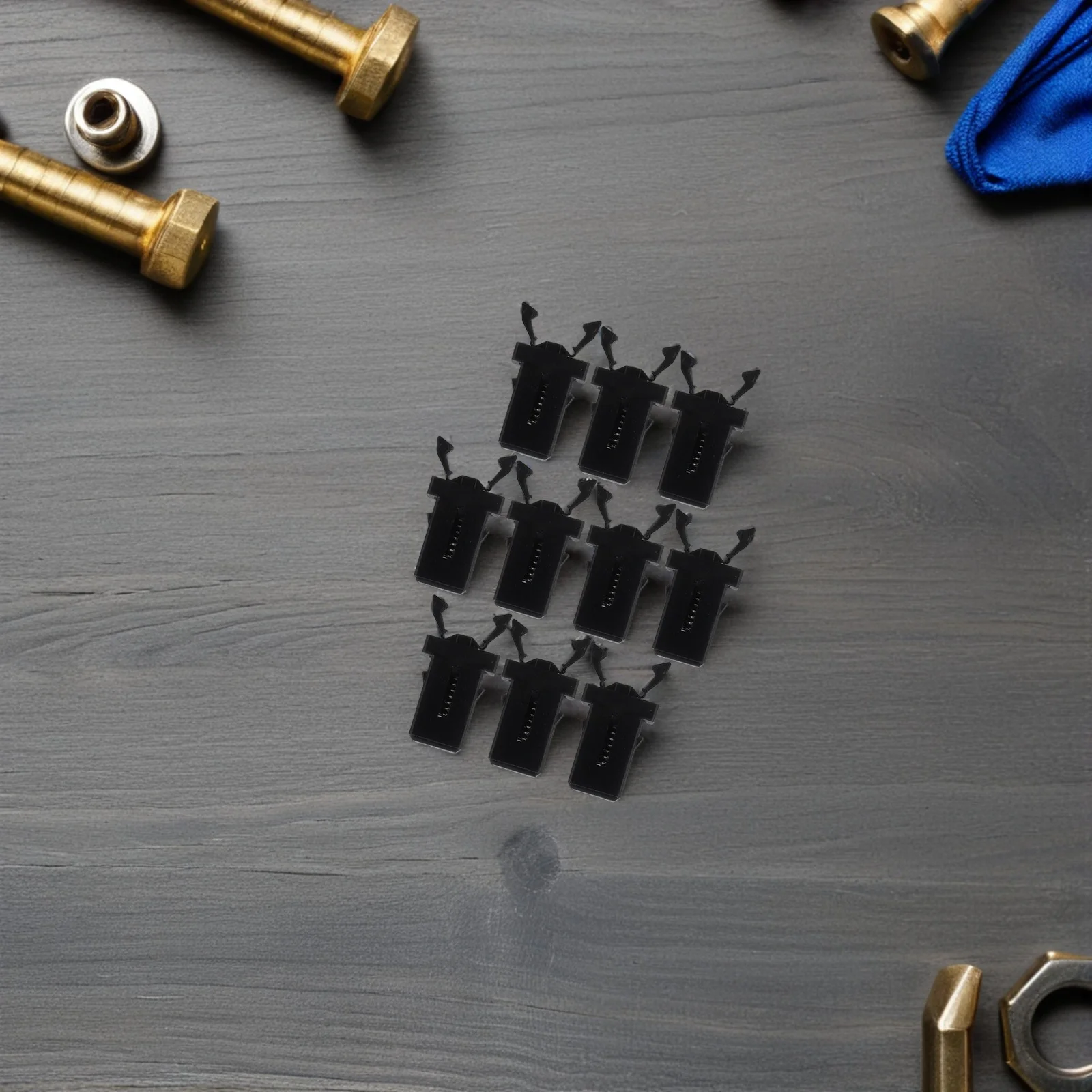 

10Pcs Plastic Trash Can Press Buckle Garbage Bin Lock Replacement Catch Latches Household Waste Bin Locking Accessories