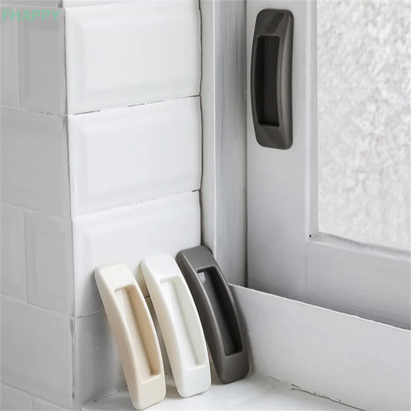 2 pezzi finestra armadio cassetto organizzatore maniglia armadio maniglia per porta autoadesiva incolla manopola per porta scorrevole aperta dispositivo ausiliario