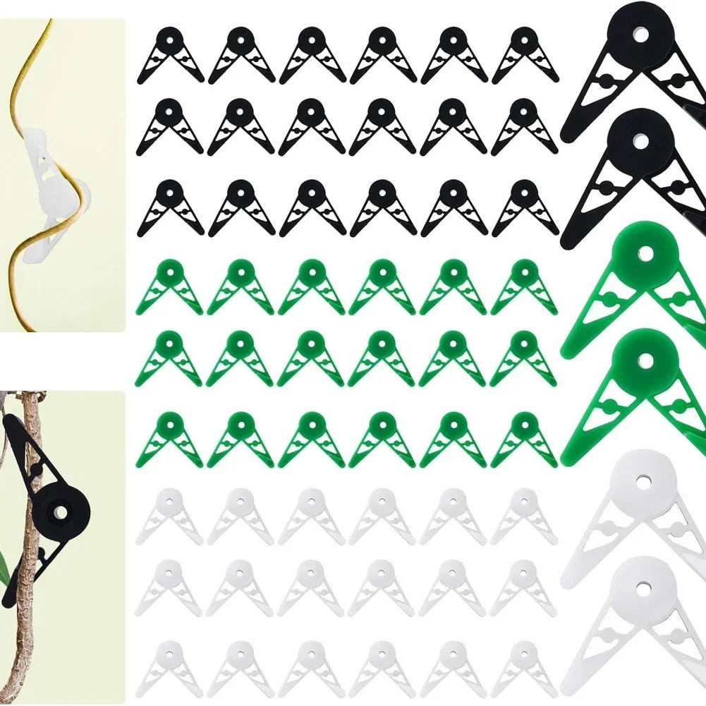 For Efficient Gardening Adjustable Plant Support Bending Support Clips 3.2 Cm Low-Stress Plant Training For Gardening