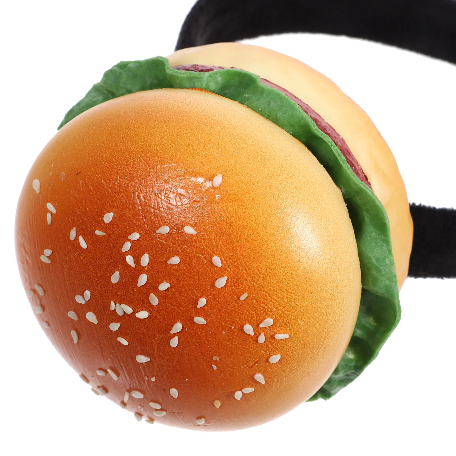 

Hamburger Shape Headband Sponge Lightweight Party Costume Cosplay Headwear Novelty Burger Hair Hoop For Halloween