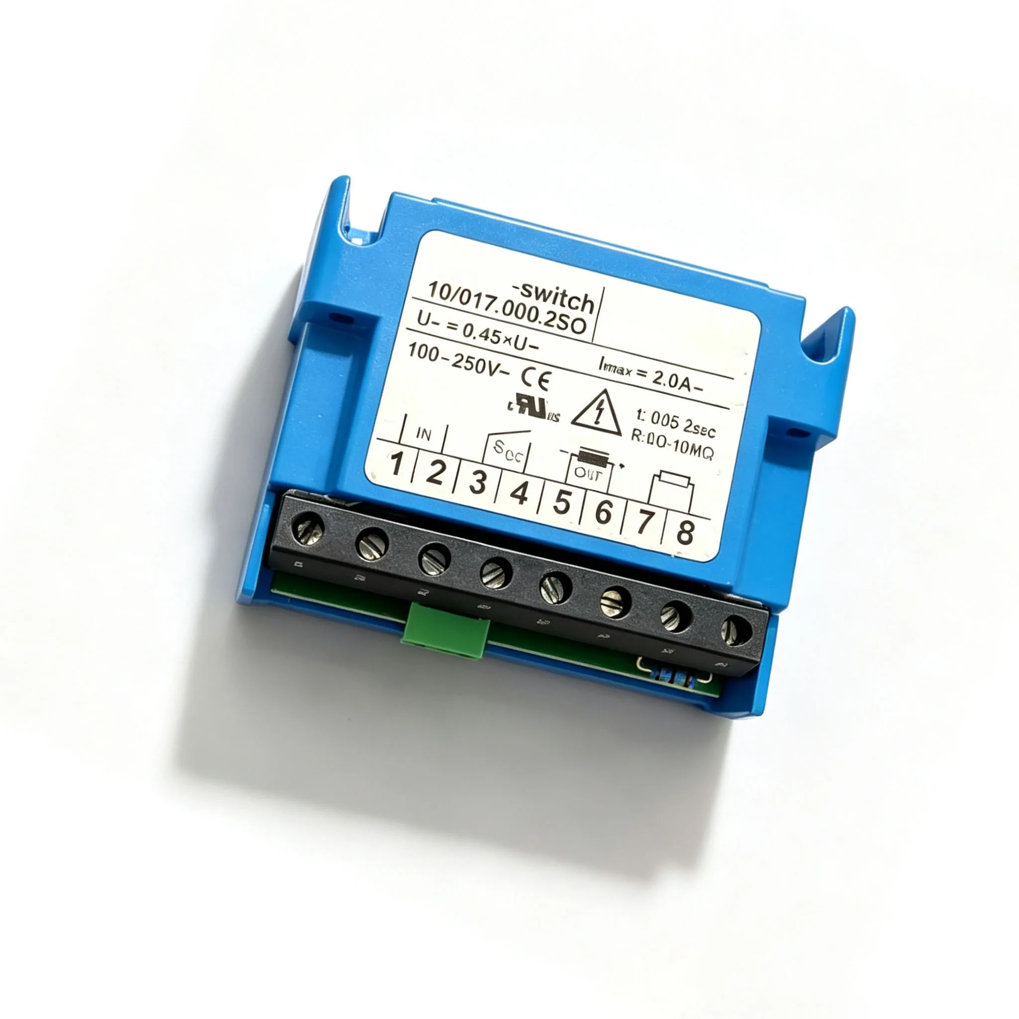 10/017.000.2SO 2A 250V AC Industrial Control Relay Switch Module Certified for Automation Panel Safety Circuit