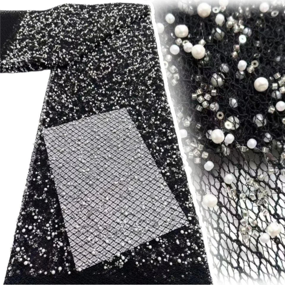 

Высококачественная французская кружевная ткань с камнями, роскошная африканская кружевная ткань с бисером и пайетками, английские вечерние платья для женщин на свадьбу или вечеринку 2277