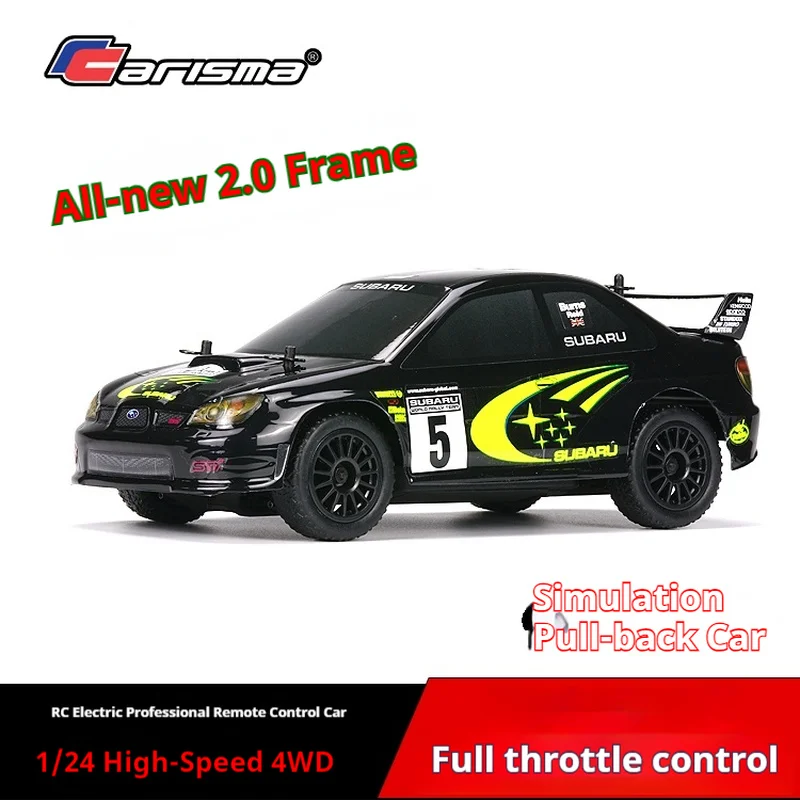2025 Carisma Rc Professional 1/24 Remote Control Car Simulation Rally Car Mini 4wd Model Car Friend Gift Remote Control Toy