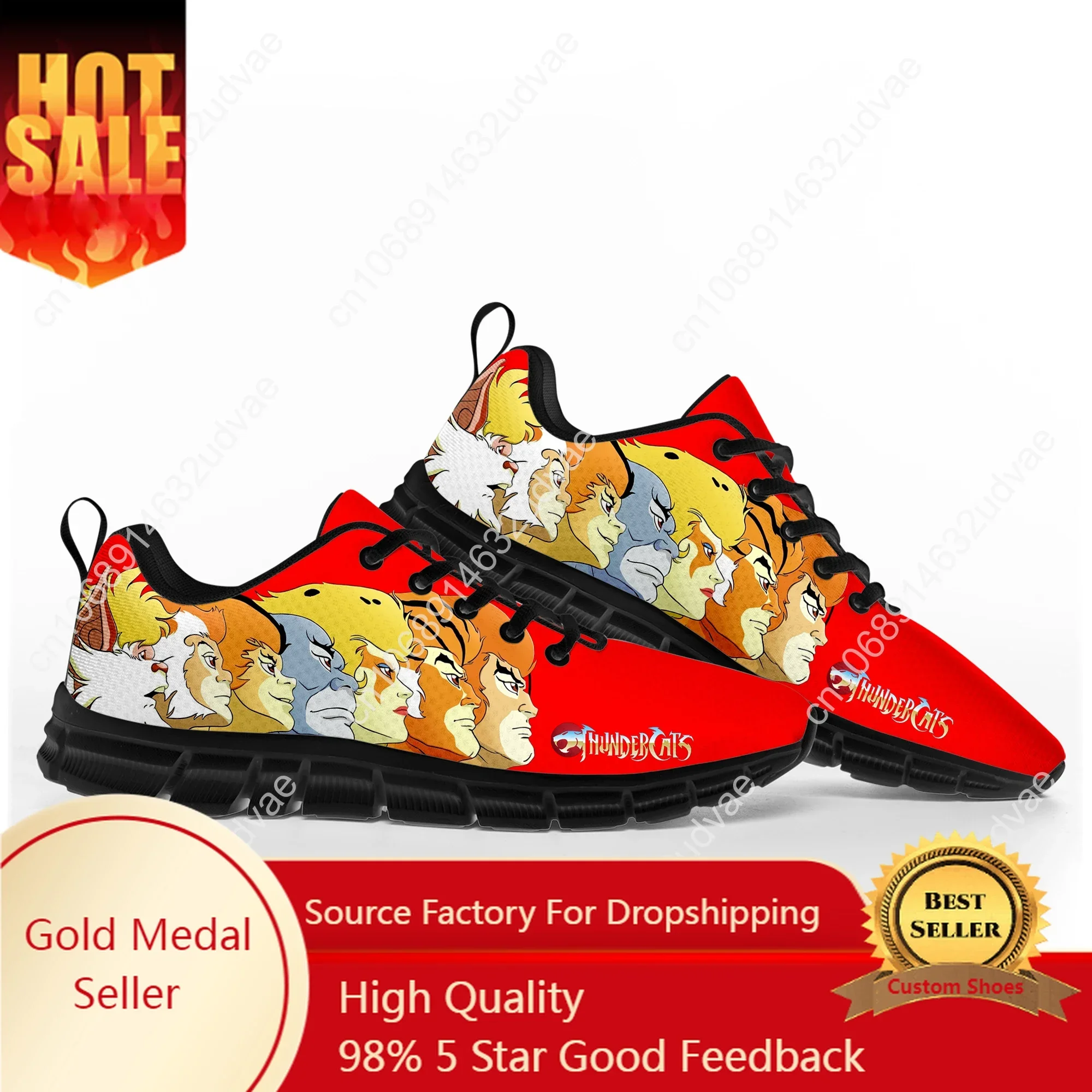 

Cartoon Thundercats Comics Sports Shoes Mens Womens Teenager Kids Children Sneakers Custom High Quality Couple Black Casual Shoe