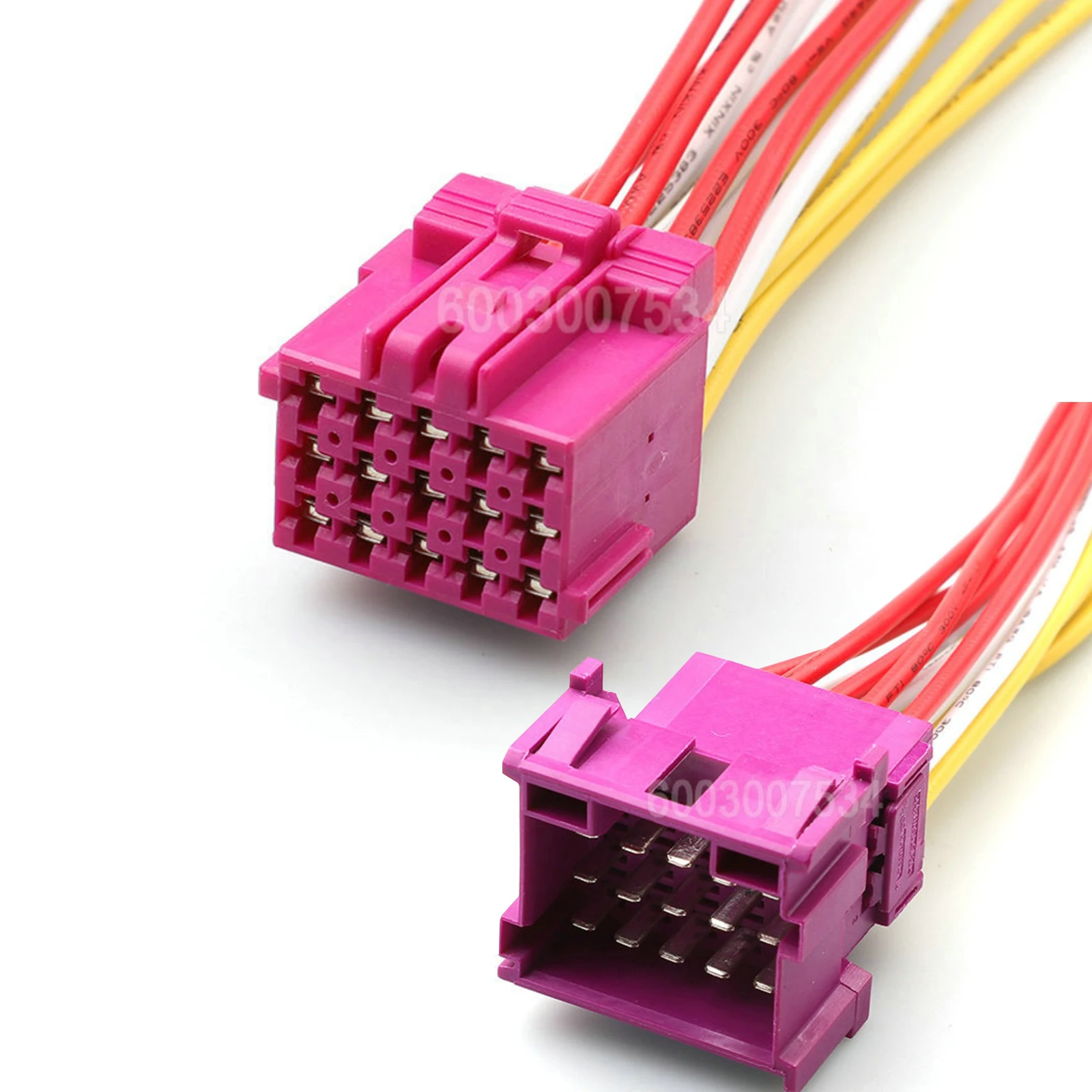 AMP 15 Pin Automobile power amplifier Connector Automotive Audio Amplifier Plug Wire Harness Socket 1-967628-1 1-967623-1