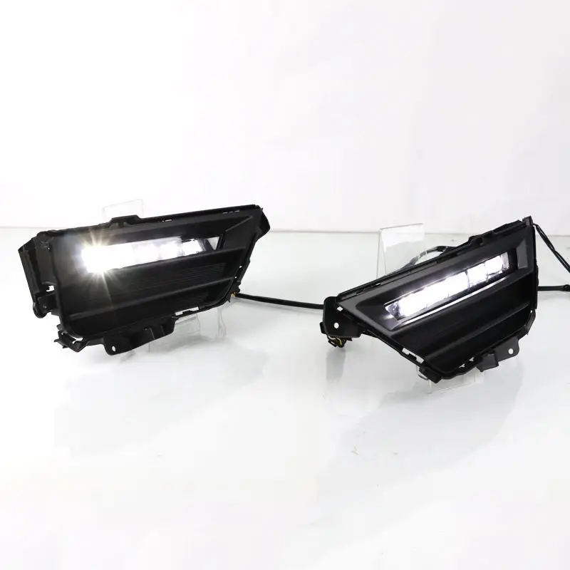 SAAR متوافق مع 21 موديلًا CRV أضواء نهارية للضباب الأمامية الأصلية للقيادة باللون الأصفر L #2