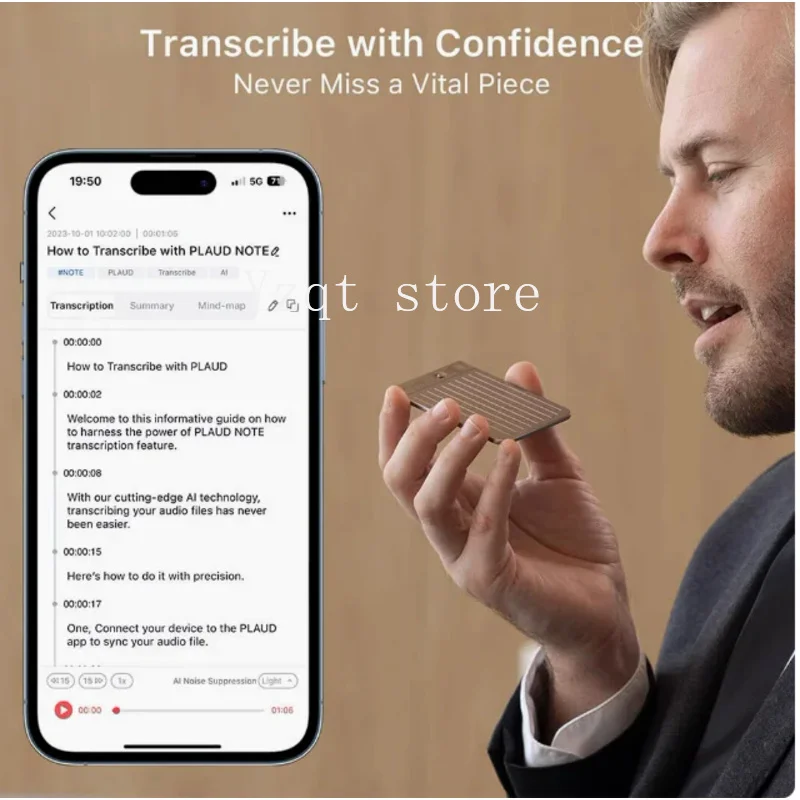Plaud Note supports artificial intelligence AI Voice Recorder phone recording device