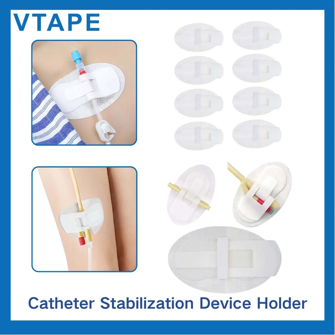 

30 Pcs Catheter Stabilization Device Holder Catheter Tube Stabilization Device Catheter Fixation Stickers