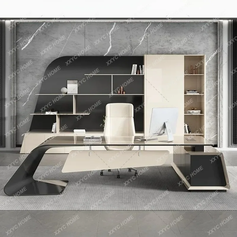 XXAdjustable Modern Office Desks Wood Luxury Corner Gaming Office Desks Modern Portable Office Furniture